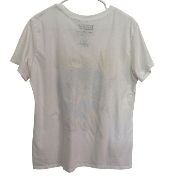 Justice League It’s A Woman’s World Women's T-Shirt Size LARGE Graphic White - Picture 3 of 4